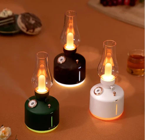 Lamp Air Humidifier | 2-in-1 LED Night Light & Cool Mist Diffuser for Home & Office