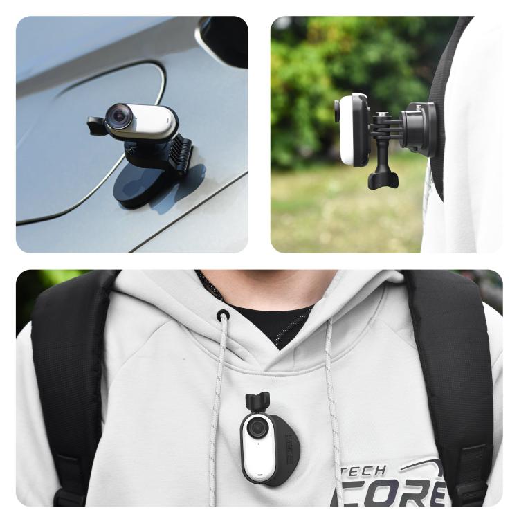 For Insta360 GO 3S / GO 3 STARTRC Quick Release Expansion Adapter Magnetic Fixed Base Mount, Fixed Base Mount