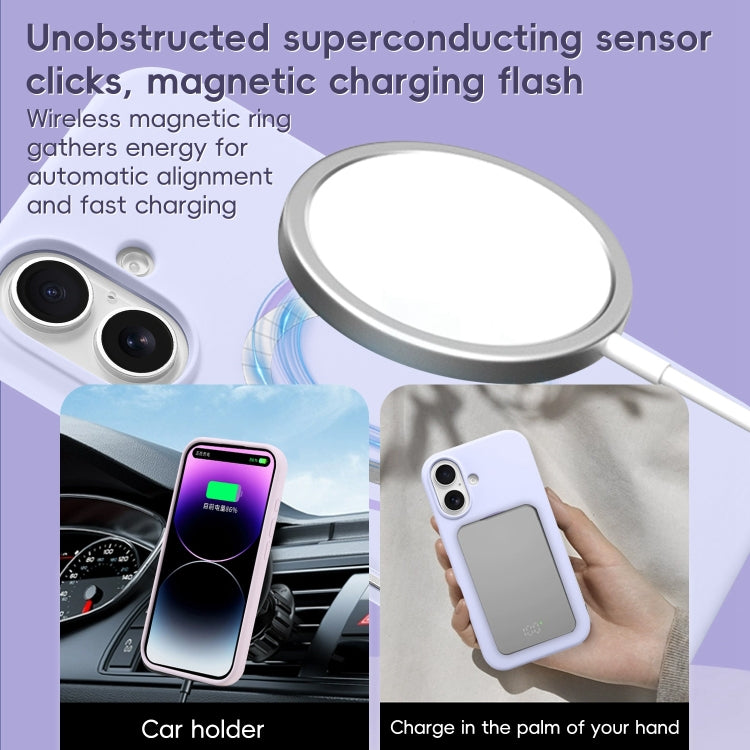 Liquid Silicone MagSafe Phone Case, For iPhone 13, For iPhone 12