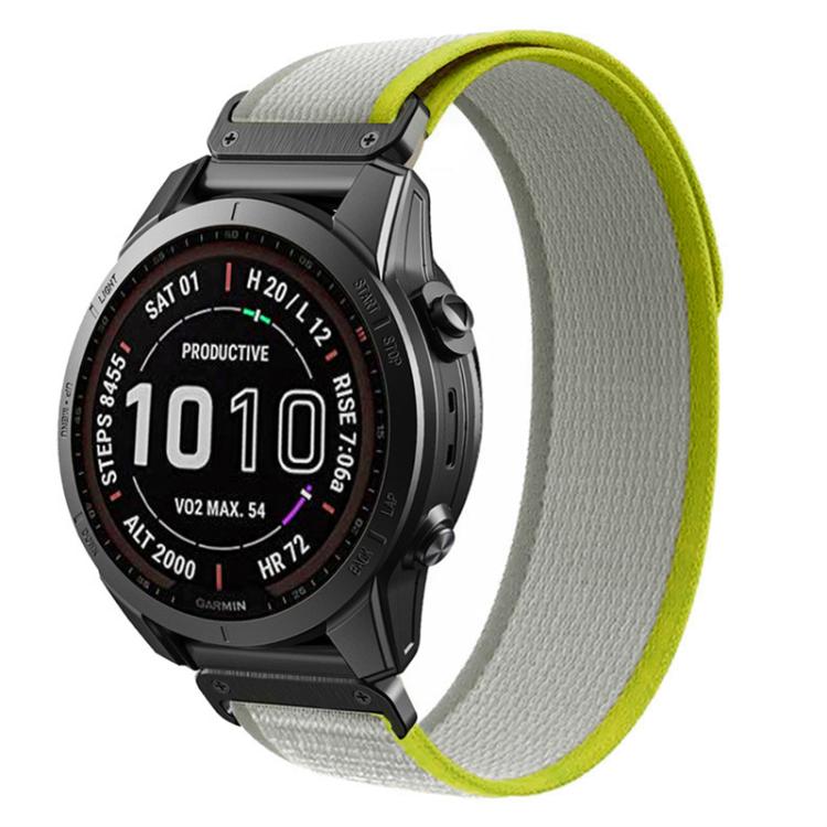 Loop Nylon Hook and Loop Fastener Quick Release Watch Band, For Garmin 26mm, For Garmin 22mm
