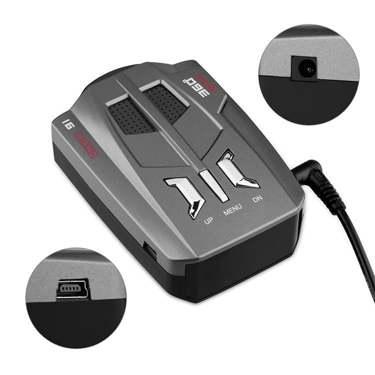 Car Mobile Radar Speed Detector Car Electronic Dog, Support English / Russian, V9