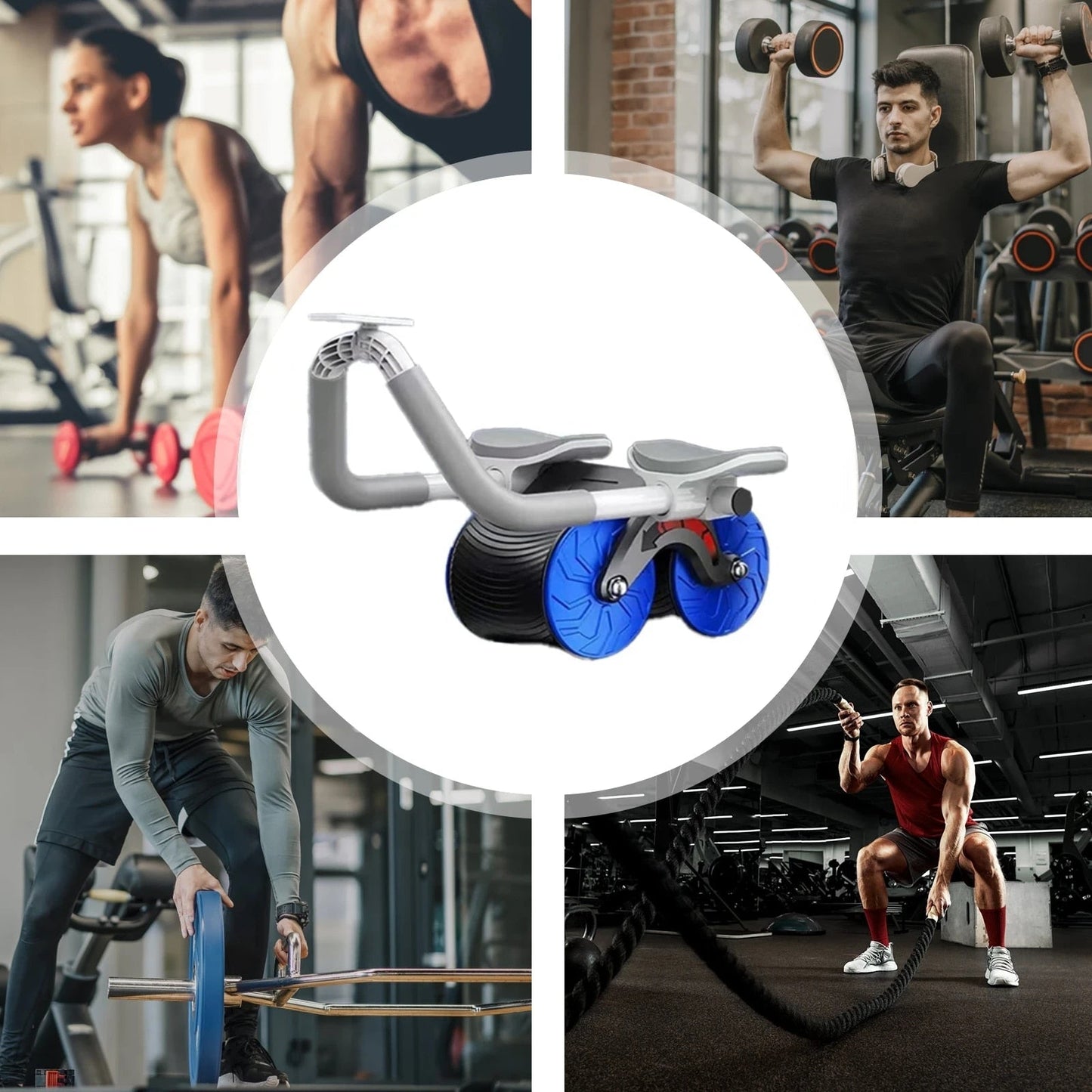 Multi-Functional Abdominal Exercise Roller Core Strength Training, Home Gym & Fitness Workouts