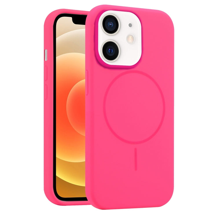 Liquid Silicone MagSafe Phone Case, For iPhone 13, For iPhone 12