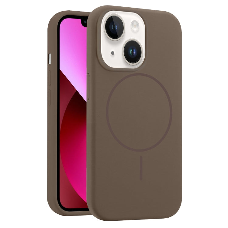 Liquid Silicone MagSafe Phone Case, For iPhone 13, For iPhone 12