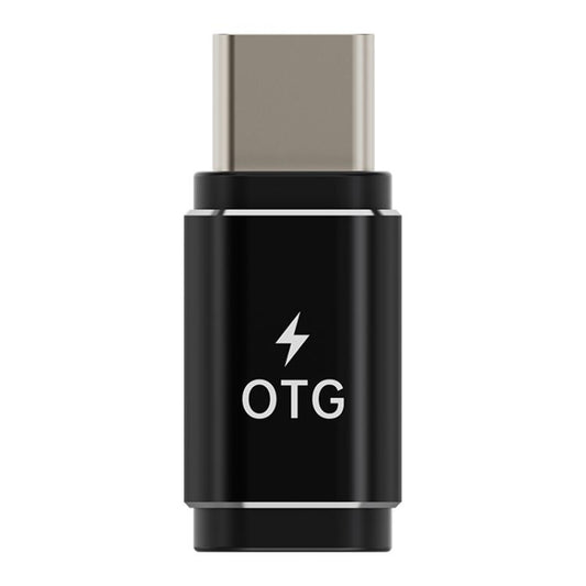 8 Pin to Type-C OTG Adapter, 8 Pin to Type-C(Black)