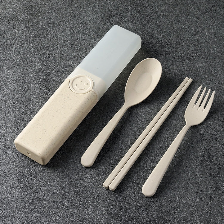 4 In 1 Portable Wheat Straw Tableware Set Outdoor Travel Storage Tableware Box, A With Chopsticks (Beige), A With Chopsticks (Pink), A With Chopsticks (Blue), B With Chopsticks (Beige), B With Chopsticks (Pink), B With Chopsticks (Blue)����������������...