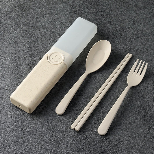 4 In 1 Portable Wheat Straw Tableware Set Outdoor Travel Storage Tableware Box, A With Chopsticks (Beige), A With Chopsticks (Pink), A With Chopsticks (Blue), B With Chopsticks (Beige), B With Chopsticks (Pink), B With Chopsticks (Blue)