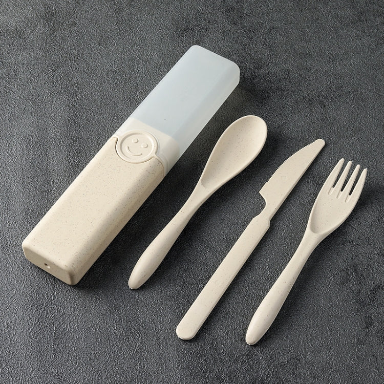 4 In 1 Portable Wheat Straw Tableware Set Outdoor Travel Storage Tableware Box, A With Chopsticks (Beige), A With Chopsticks (Pink), A With Chopsticks (Blue), B With Chopsticks (Beige), B With Chopsticks (Pink), B With Chopsticks (Blue)����������������...