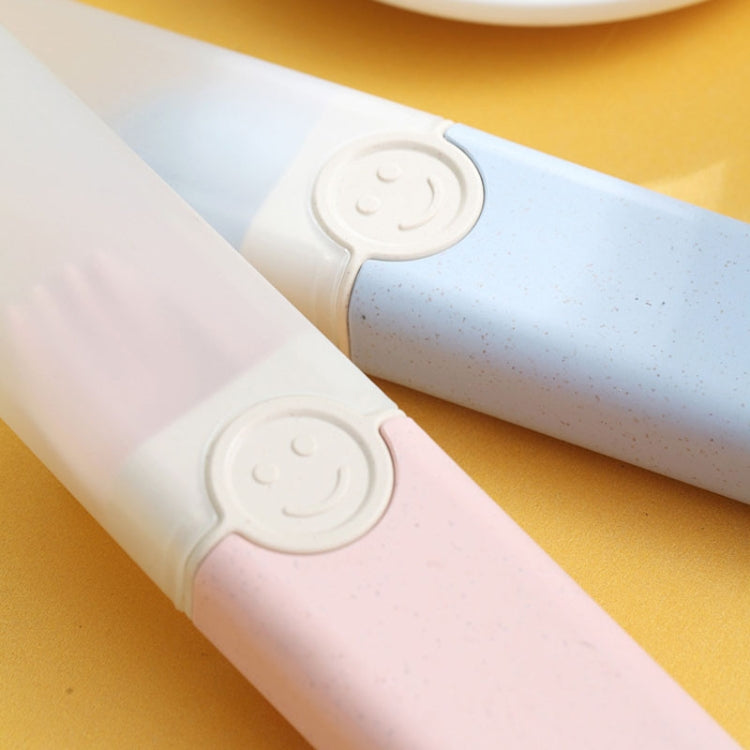 4 In 1 Portable Wheat Straw Tableware Set Outdoor Travel Storage Tableware Box, A With Chopsticks (Beige), A With Chopsticks (Pink), A With Chopsticks (Blue), B With Chopsticks (Beige), B With Chopsticks (Pink), B With Chopsticks (Blue)����������������...