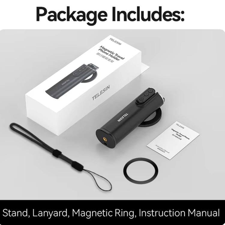 Remote Control Travel Photo Cell Phone Holder Desktop Fixed Lazy Magnetic Holder, P1-HSS-02 Magnet Version