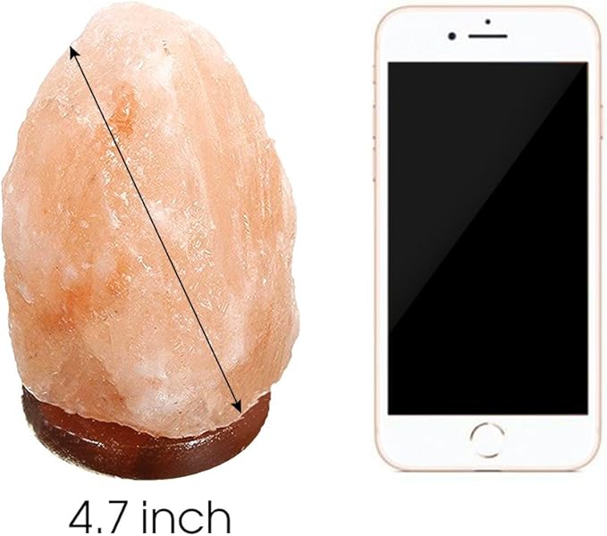 Himalayan Salt Lamp Healthy Environment Air Purifier with 16 Colors Changing Glows LED Bulb